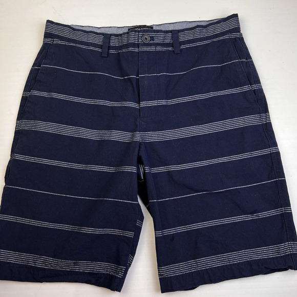Banana Republic Emerson Short Men's 33 Black Stripe Preppy Bermuda Travel - Picture 7 of 7